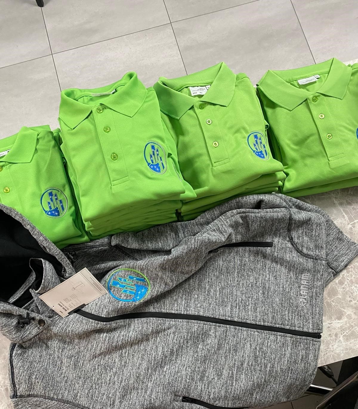 Arbeitskleidung des Cleaning Service Reinigungsteams